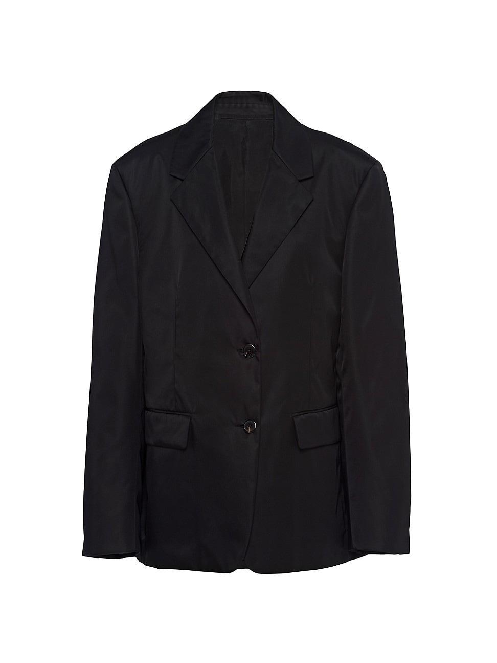 Womens Single-Breasted Re-Nylon Blazer Product Image