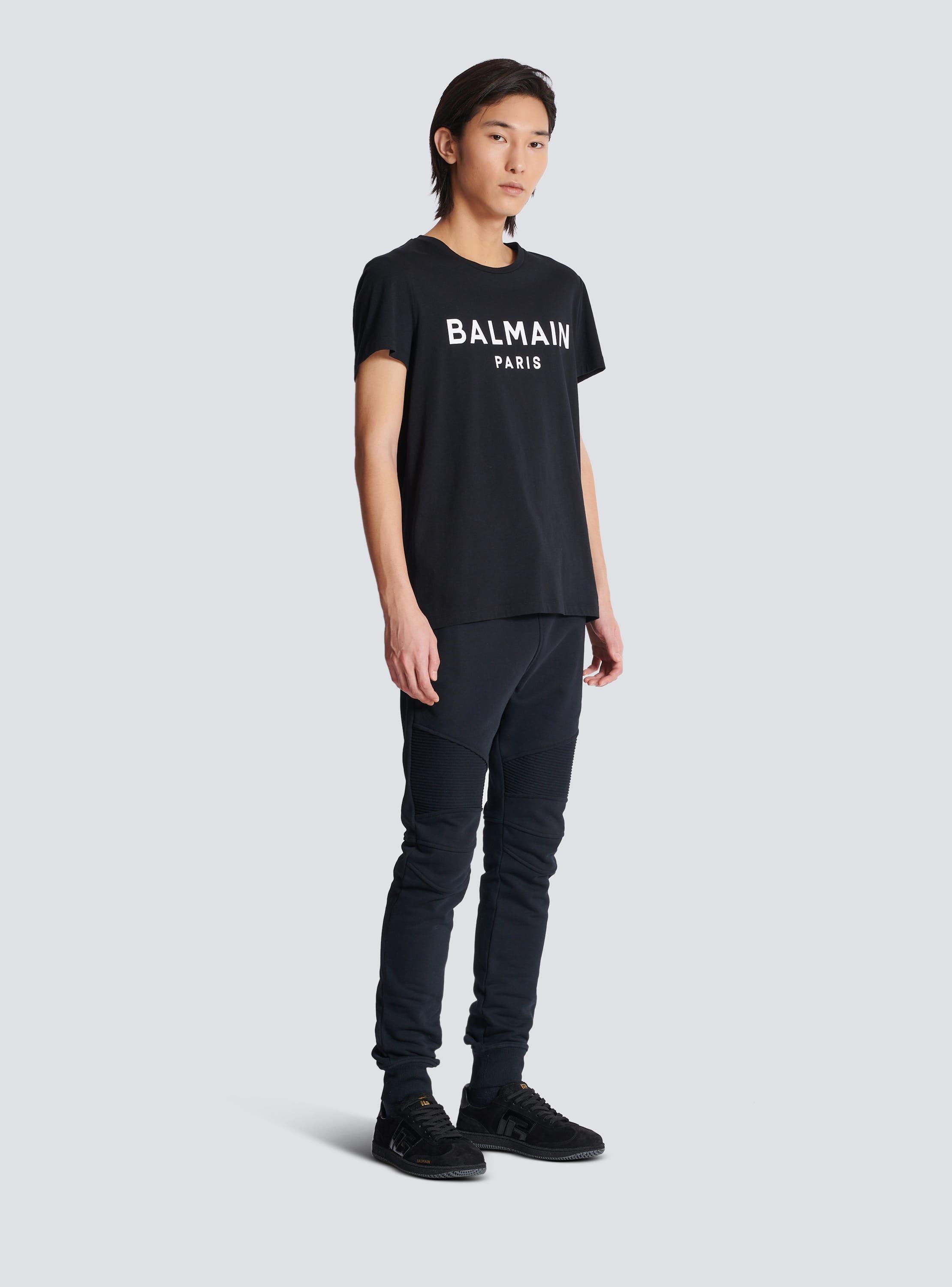 Printed Balmain Paris short-sleeved T-shirt Product Image