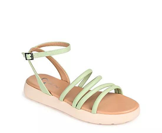 Journee Collection Palomma Tru Comfort Foam Womens Strappy Sandals Green Product Image