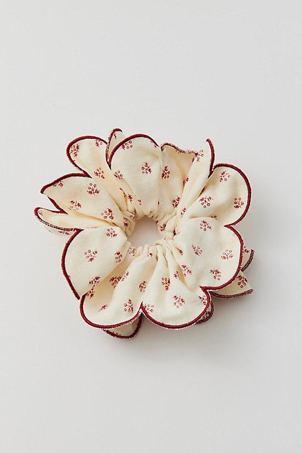 Printed Ruffle Jumbo Scrunchie Womens at Urban Outfitters Product Image