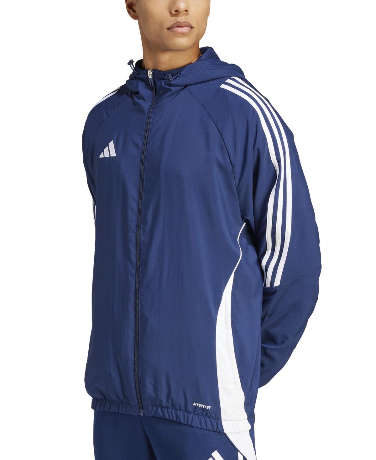 adidas Mens adidas Tiro 24 Windbreaker - Mens Black/White Product Image