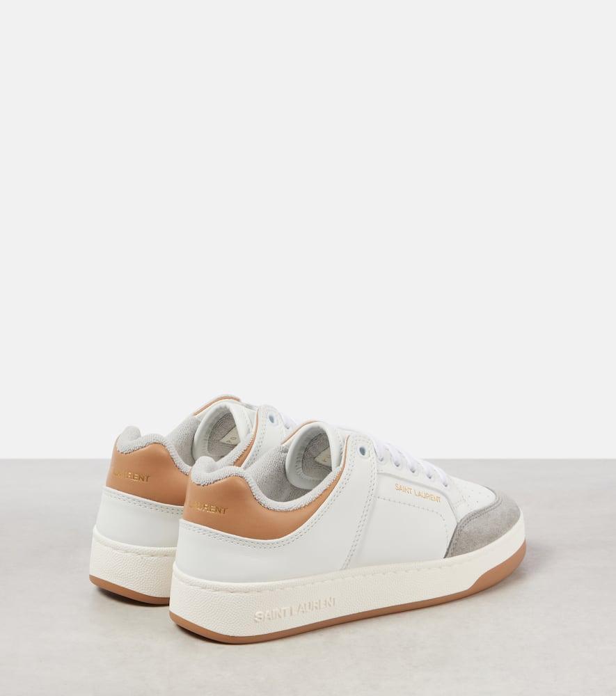 SAINT LAURENT Leather Sneakers In White Product Image