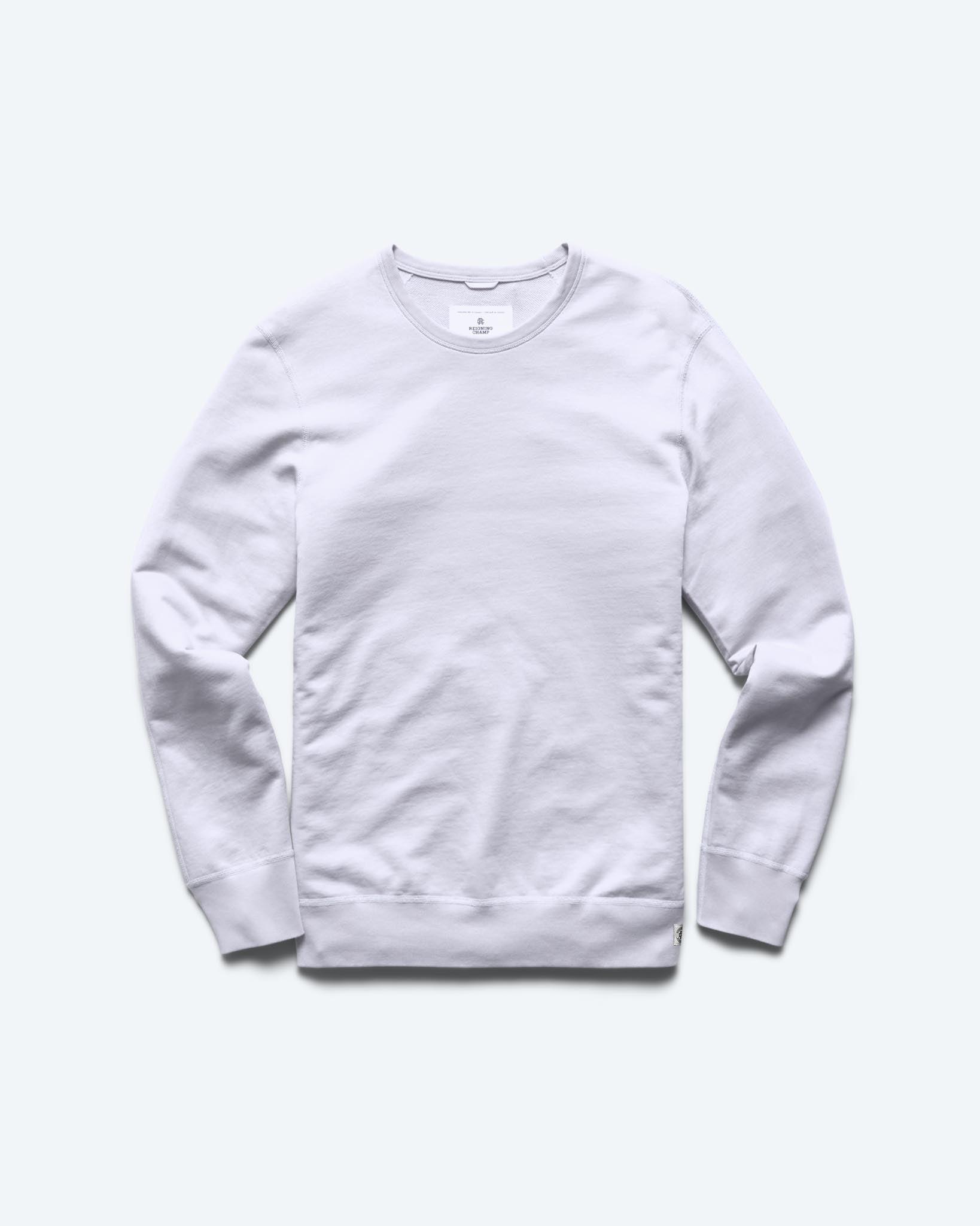 Lightweight Terry Slim Crewneck Male Product Image