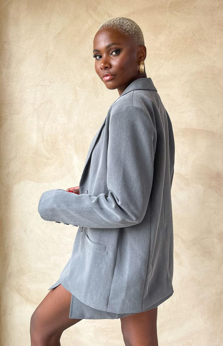 Allure Grey Blazer Product Image