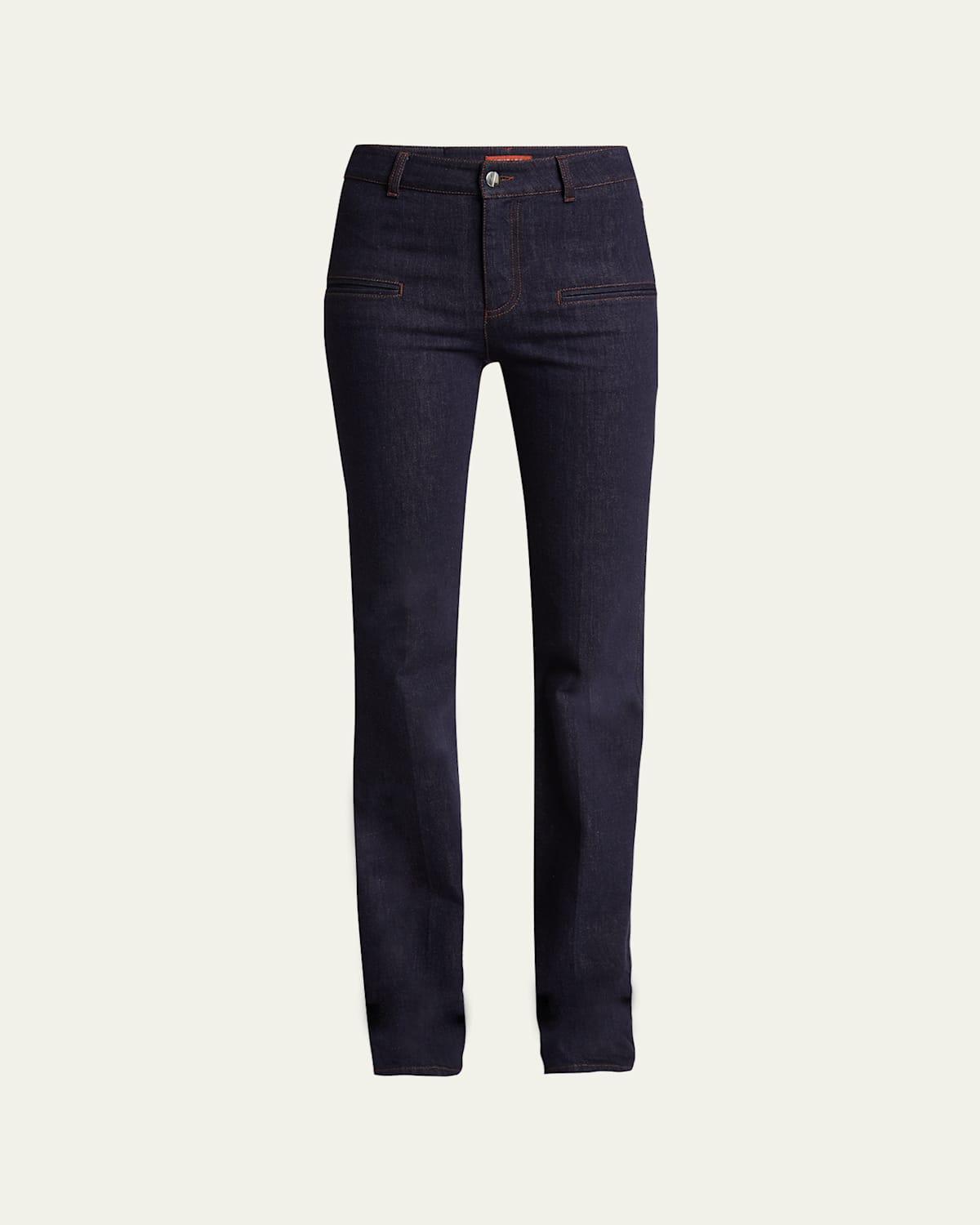 Altuzarra Serge Denim Flare Leg Pants Product Image