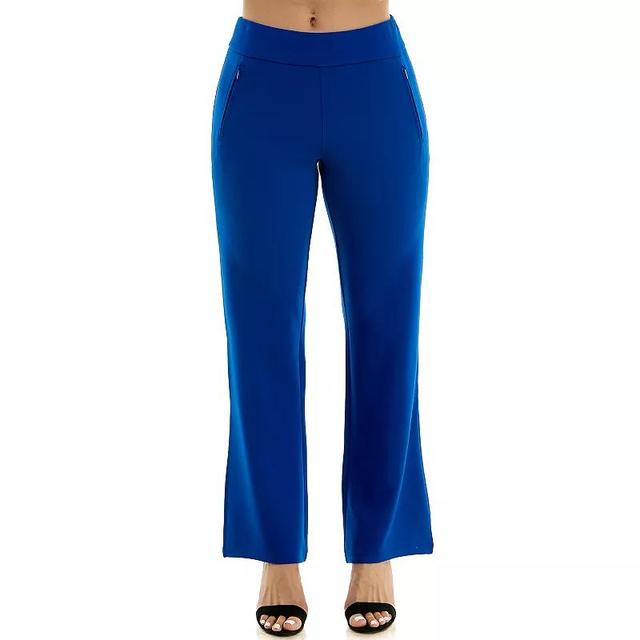 Womens Nina Leonard Classic Bell Bottom Pants Product Image