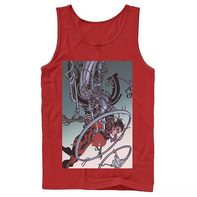 Mens DC Comics Superman Mechanics Comic Poster Tank Top Product Image