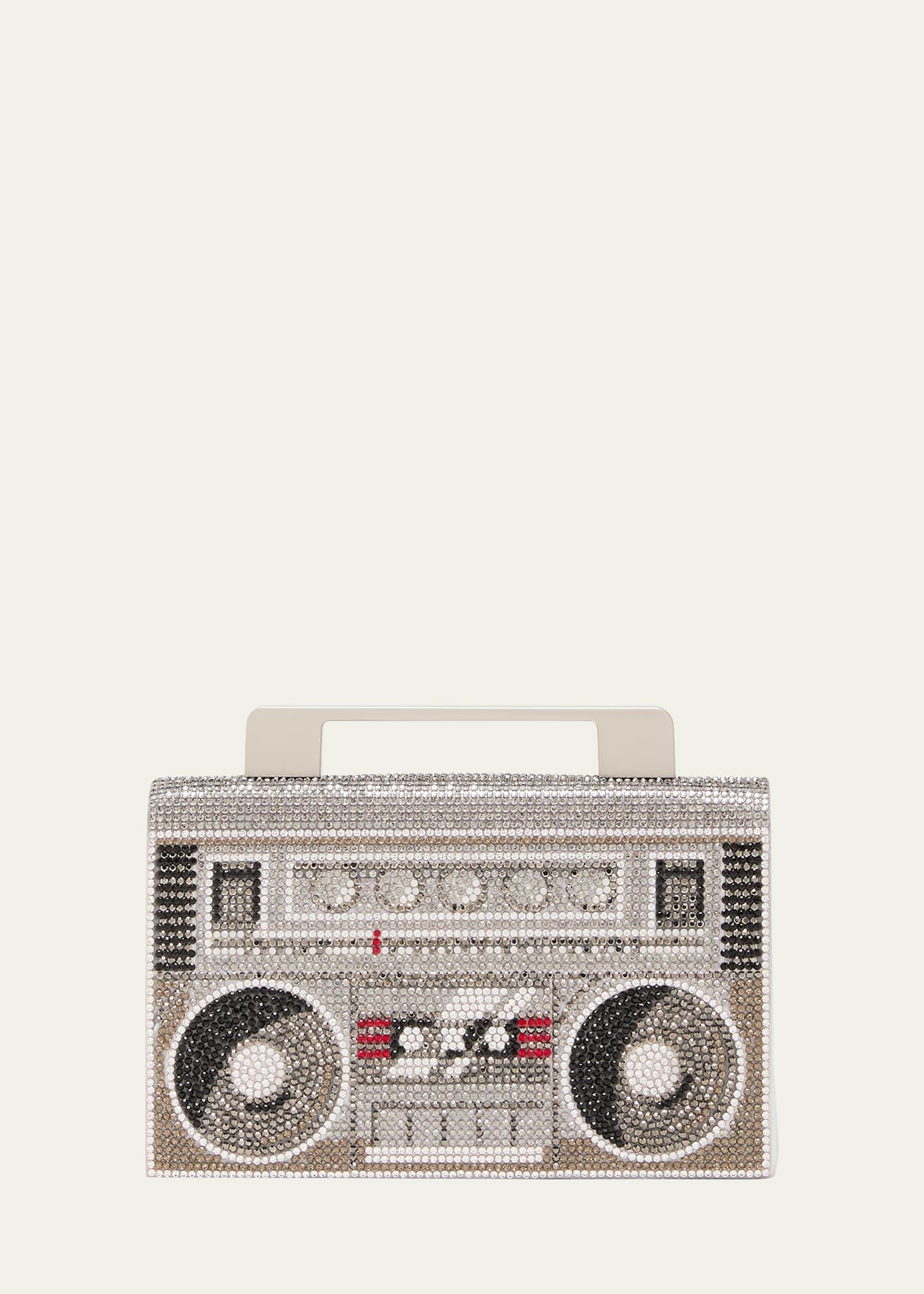 Boom Box Crystal Chain Crossbody Bag Product Image