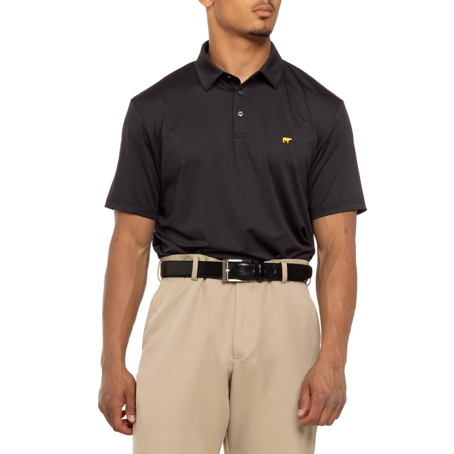 Jack Nicklaus Solid Texture Polo Shirt - UPF 40, Short Sleeve Product Image