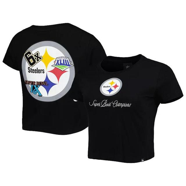 Womens New Era Pittsburgh Steelers Historic Champs T-Shirt Product Image