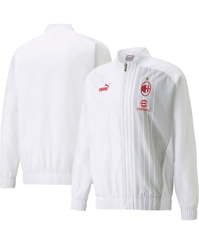 Mens Puma White Ac Milan 2022/23 Pre-Match Full-Zip Jacket Product Image