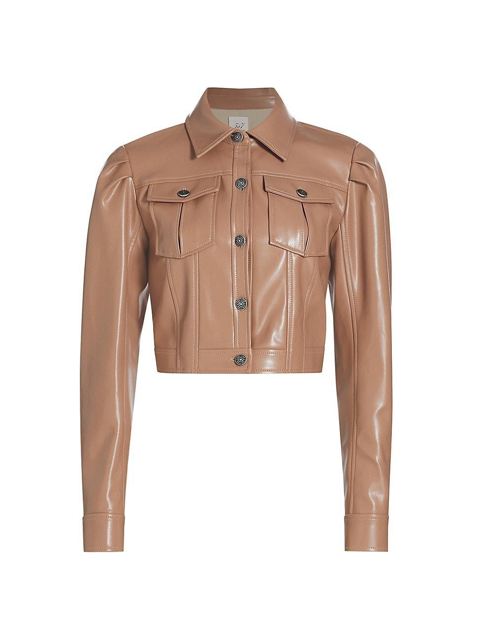 Cinq  Sept Della Faux Leather Jacket Product Image