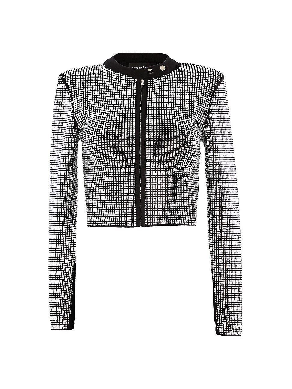 retrofete Aero Jacket Metallic Silver. (also in XL). Product Image