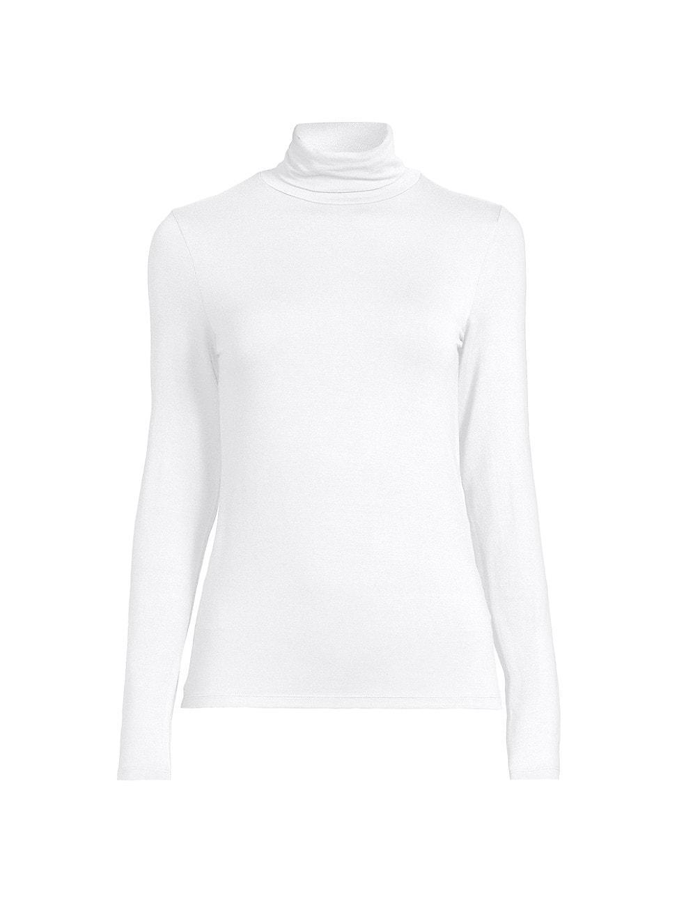 Womens Soft Touch Turtleneck Top Product Image