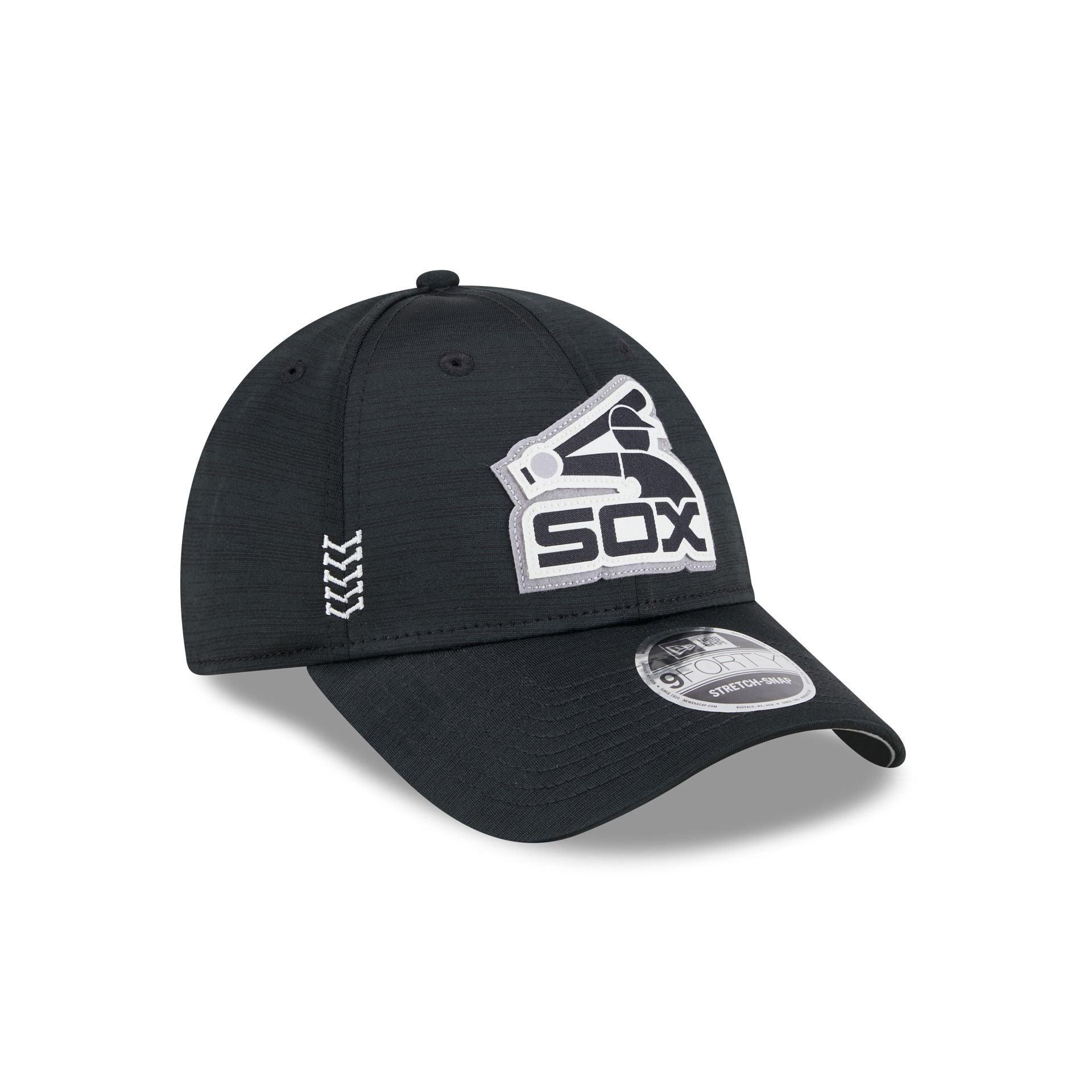 Chicago White Sox 2024 Clubhouse 9FORTY Stretch-Snap Hat Male Product Image