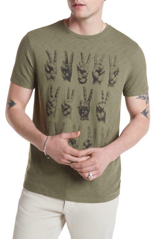 John Varvatos Peace Hands Graphic T-Shirt Product Image