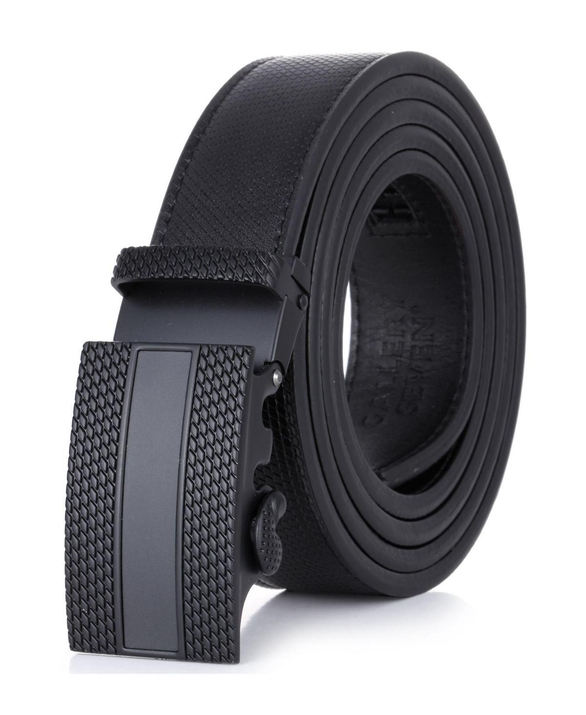 Mens Modern Matte Leather Ratchet Belt Product Image