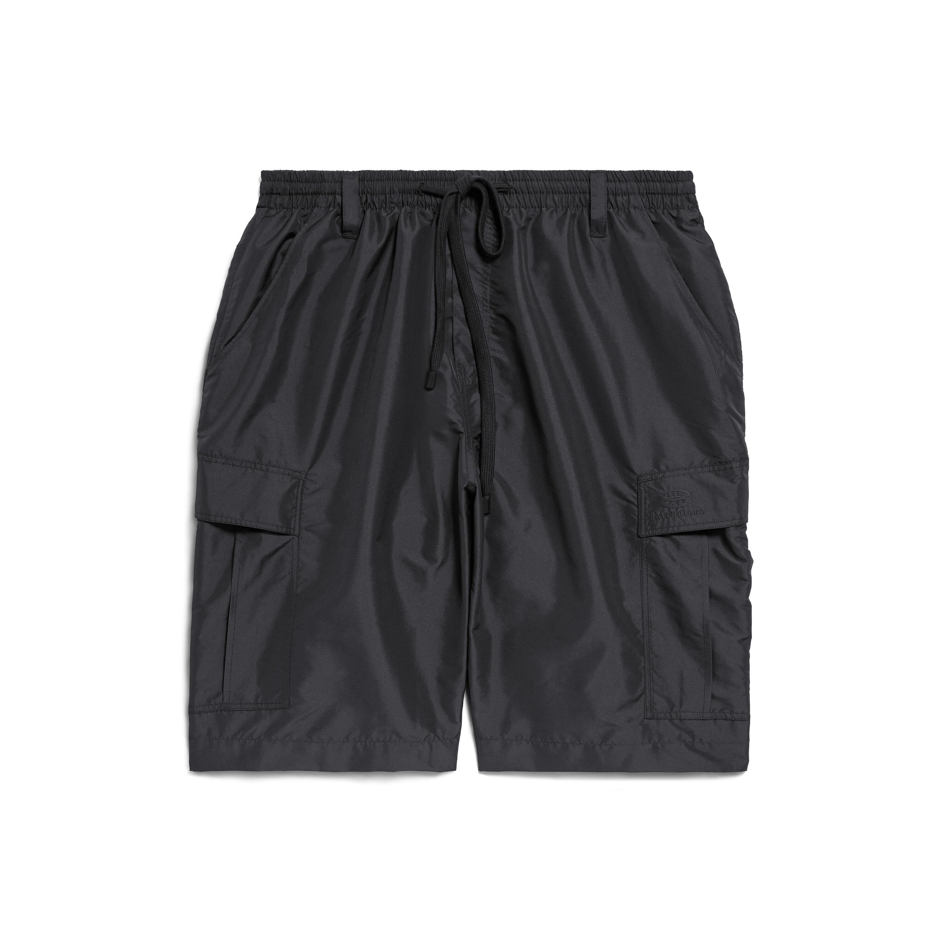 Men's Unity Sports Icon Swim Cargo Shorts in Black Product Image