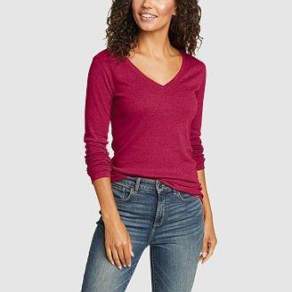 Women's Stine's Long-Sleeve V-Neck T-Shirt Product Image