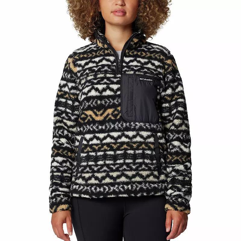 Womens Columbia West Bend II 1/4 Zip Pullover Dark Grey Highland Product Image