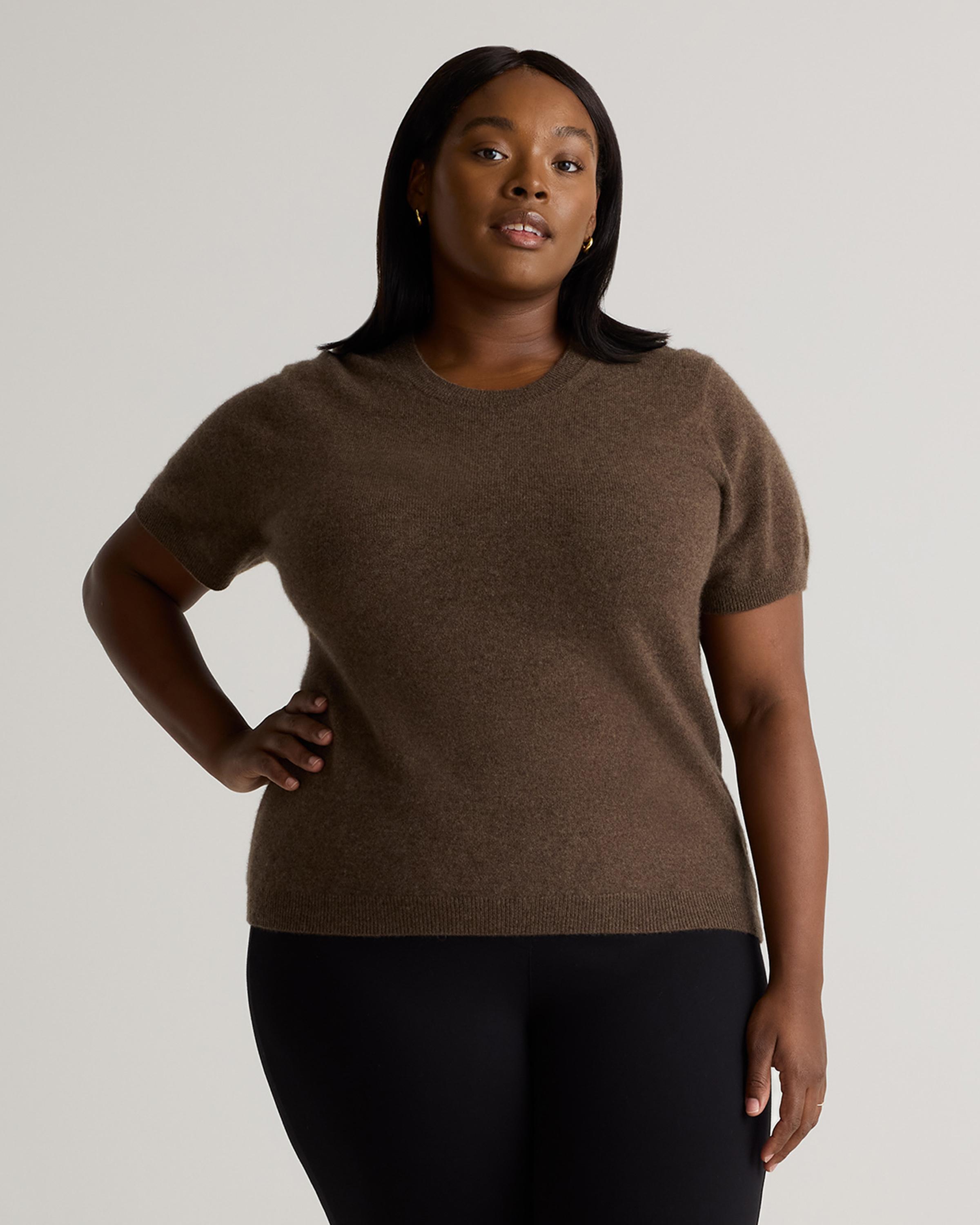 Mongolian Cashmere Tee - Plus Size Product Image