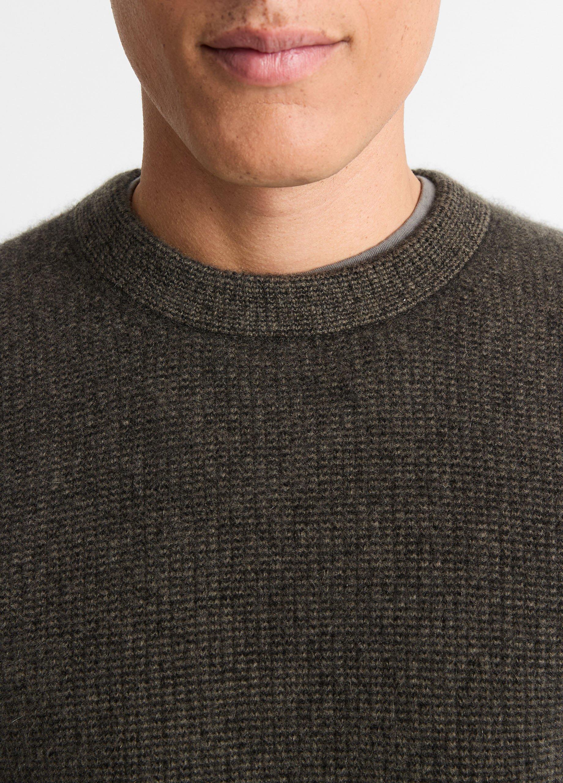 Plush Cashmere Thermal Crew Neck Sweater Product Image