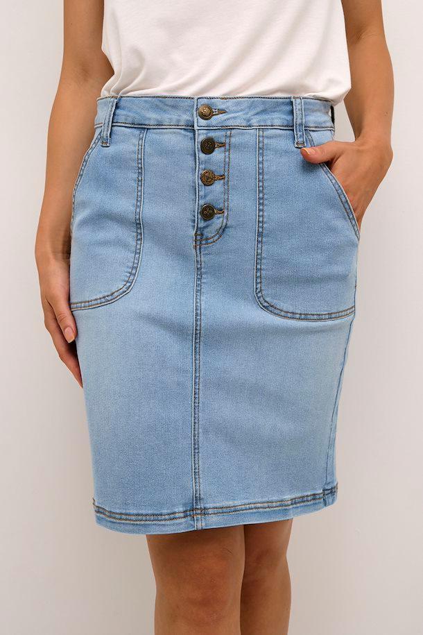 CUbriana Denim Skirt Product Image