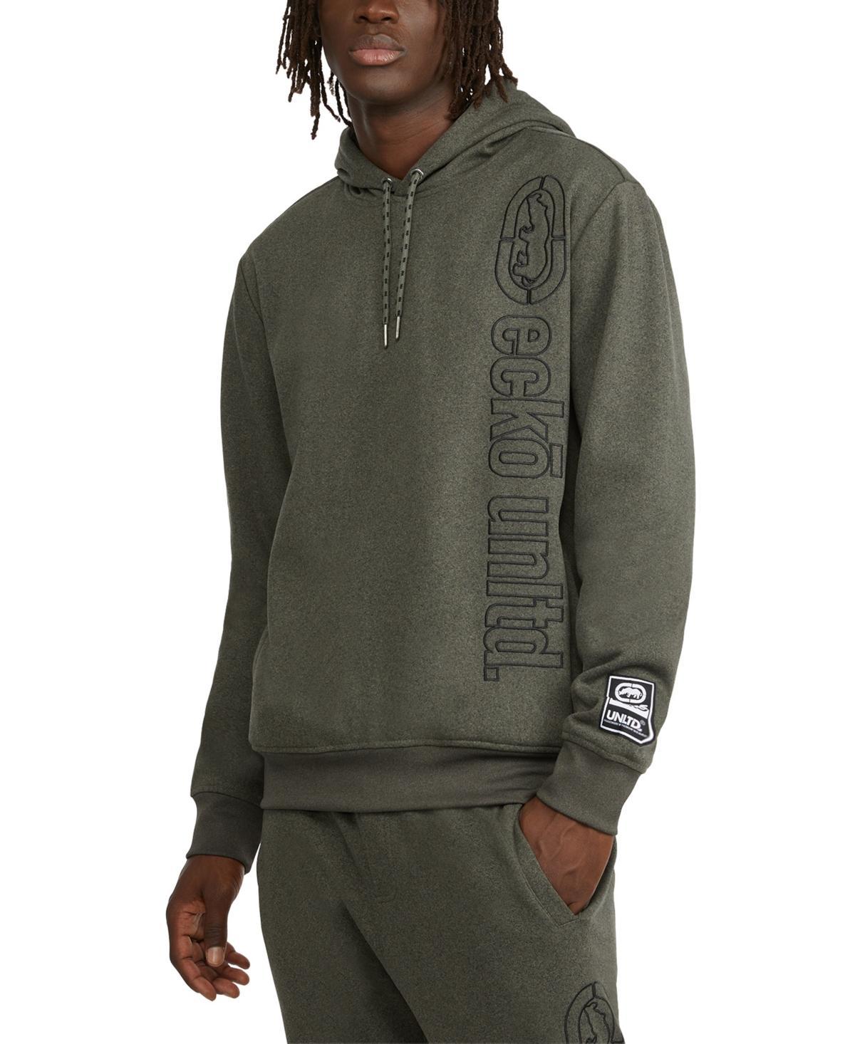 Ecko Mens Vertical Embroidered Pullover Hoodie Product Image