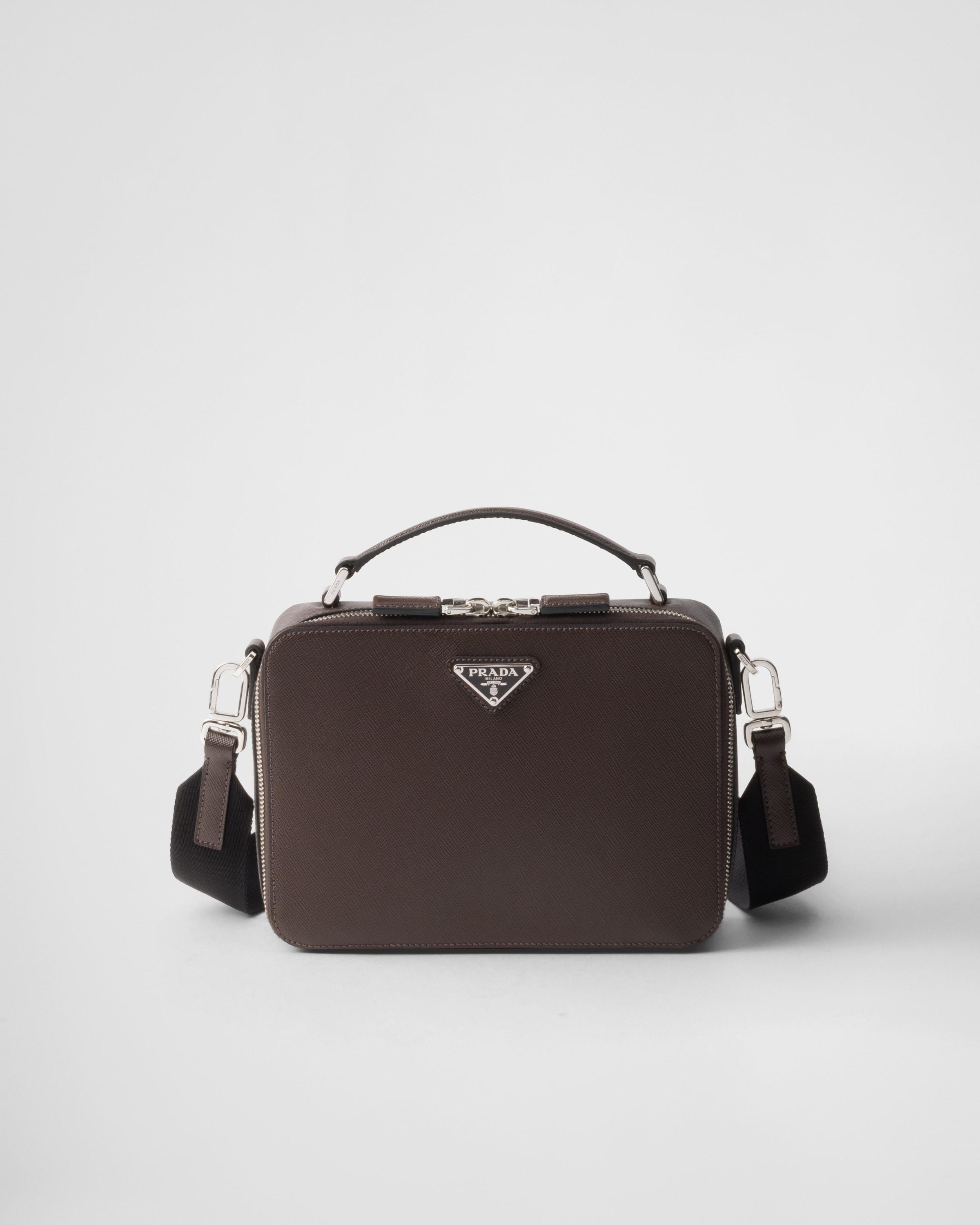 Medium Prada Brique Saffiano leather bag Product Image