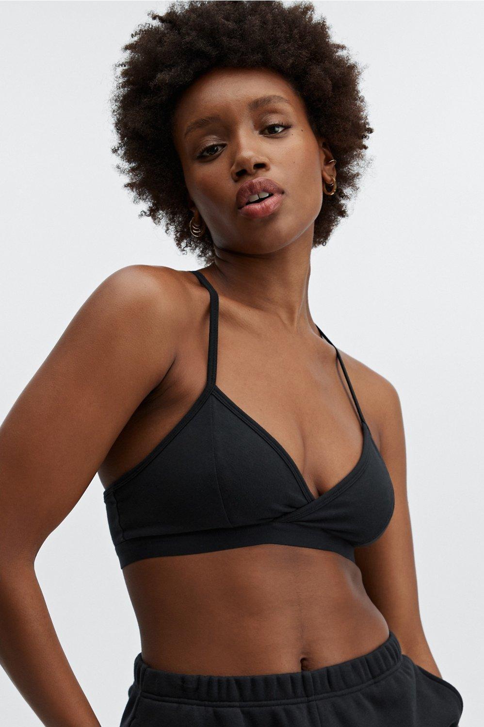 Fabletics Live-In Racerback Bralette Womens black Size XXS Product Image