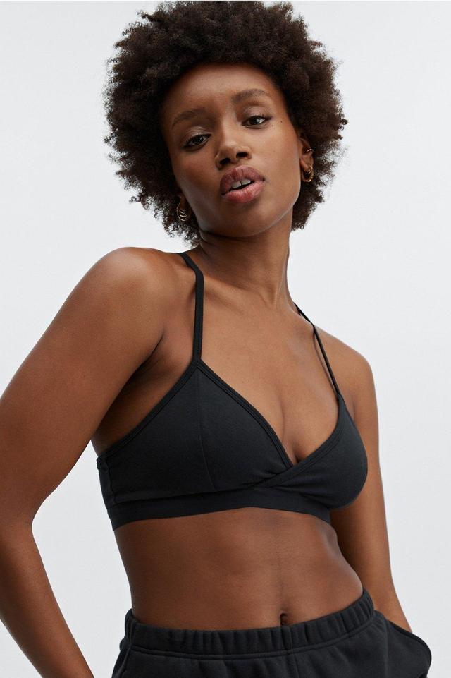 Fabletics Live-In Racerback Bralette Womens black Size XXS Product Image