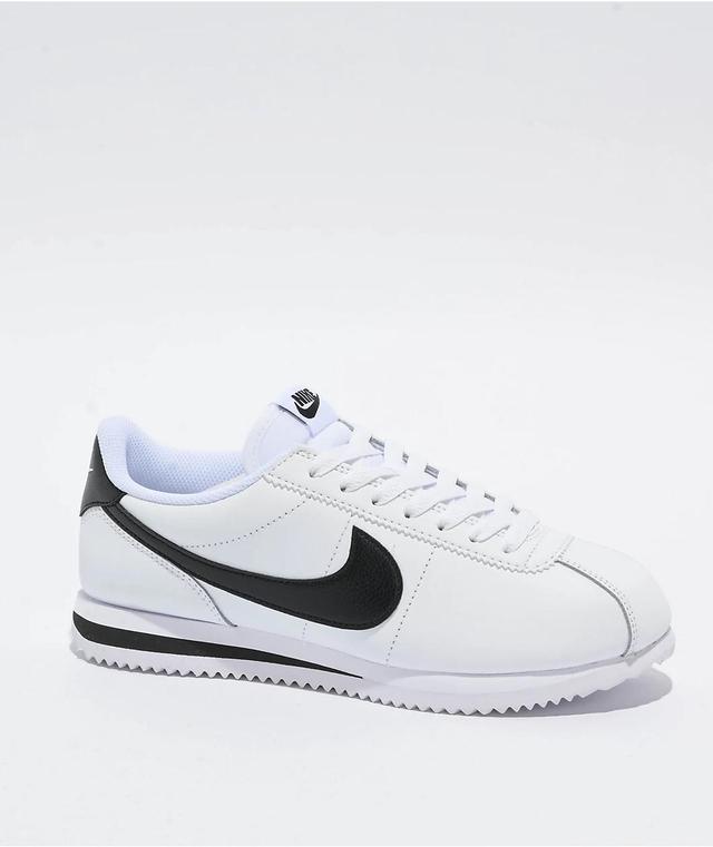 Nike Women's Cortez White & Black Shoes Product Image