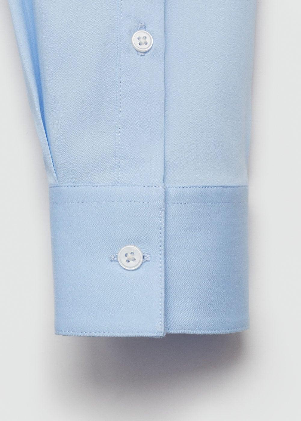 Mango Mens Super Slim-Fit Poplin Dress Shirt Product Image