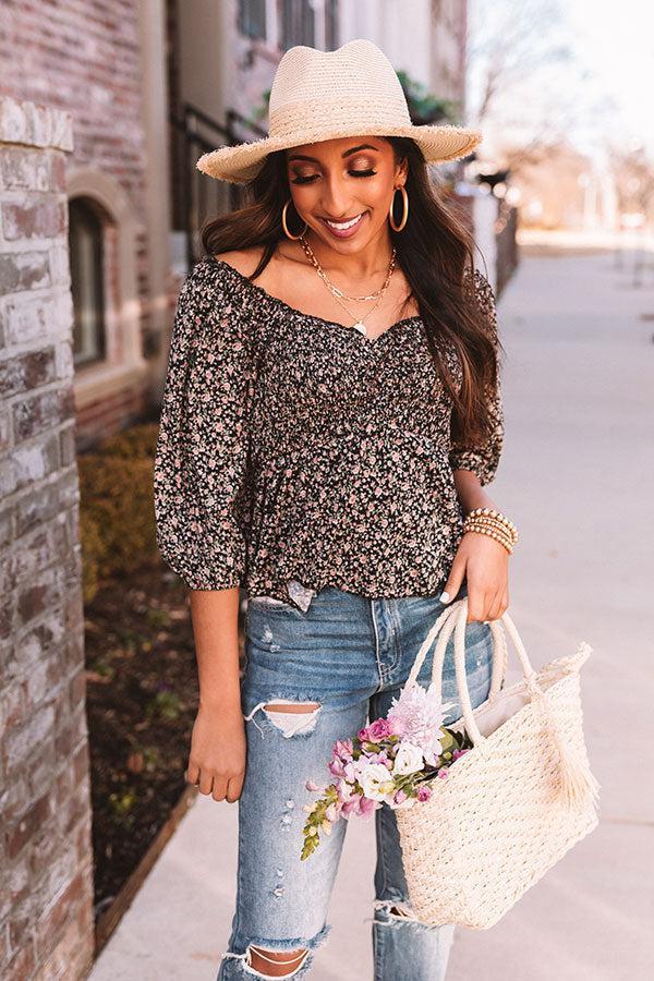 Sweet As Heaven Smocked Top In Pink Product Image