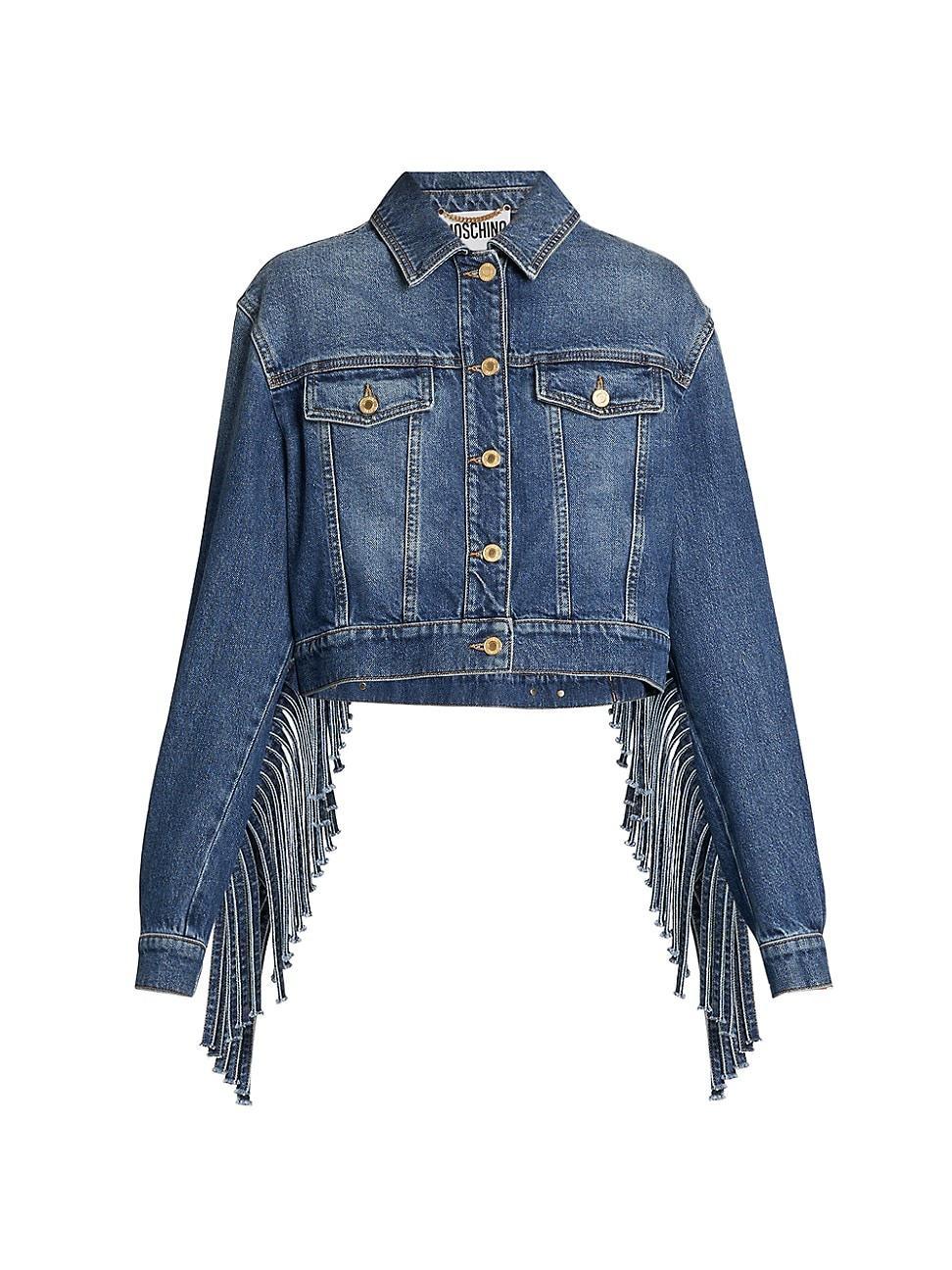 Womens Archive Fringes Denim Jacket product image