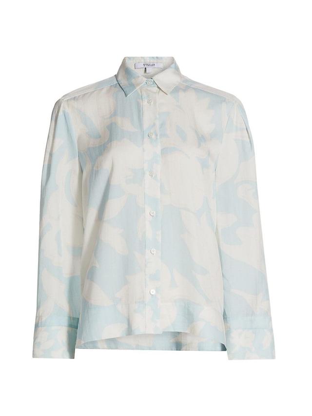 Womens Lacey Floral Shirt Product Image