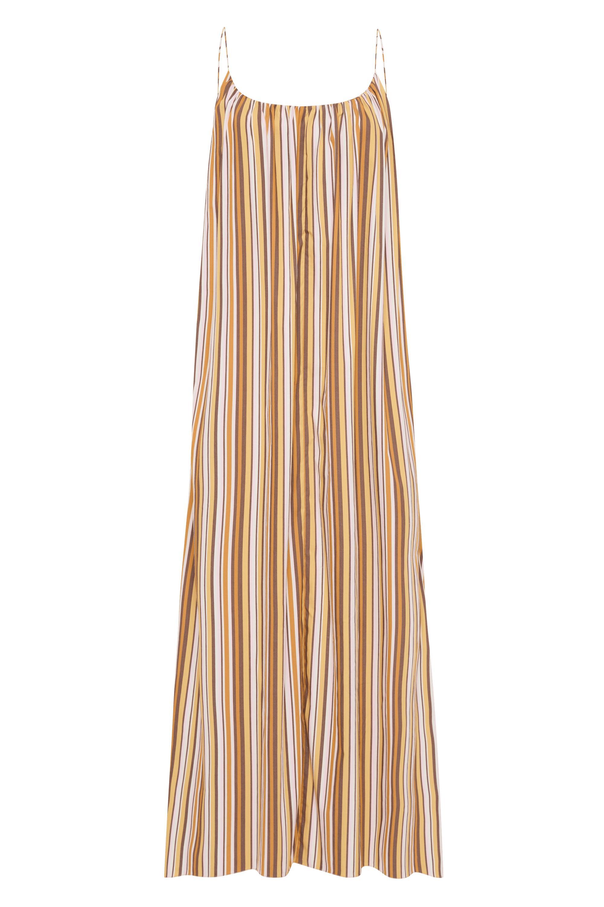 En Vau Maxi Dress Terracotta Stripe Product Image