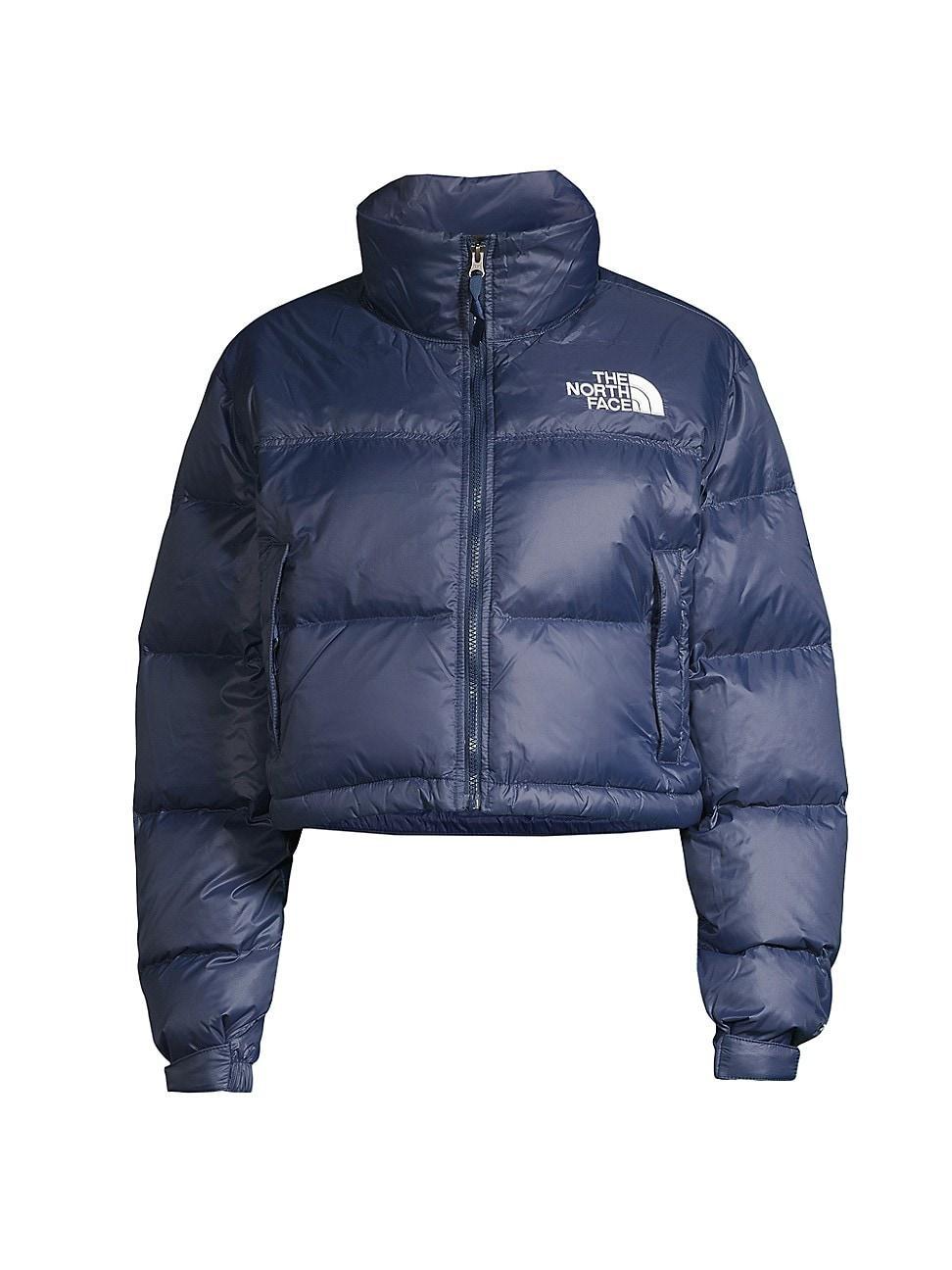 Womens Nuptse Crop Down Jacket Product Image