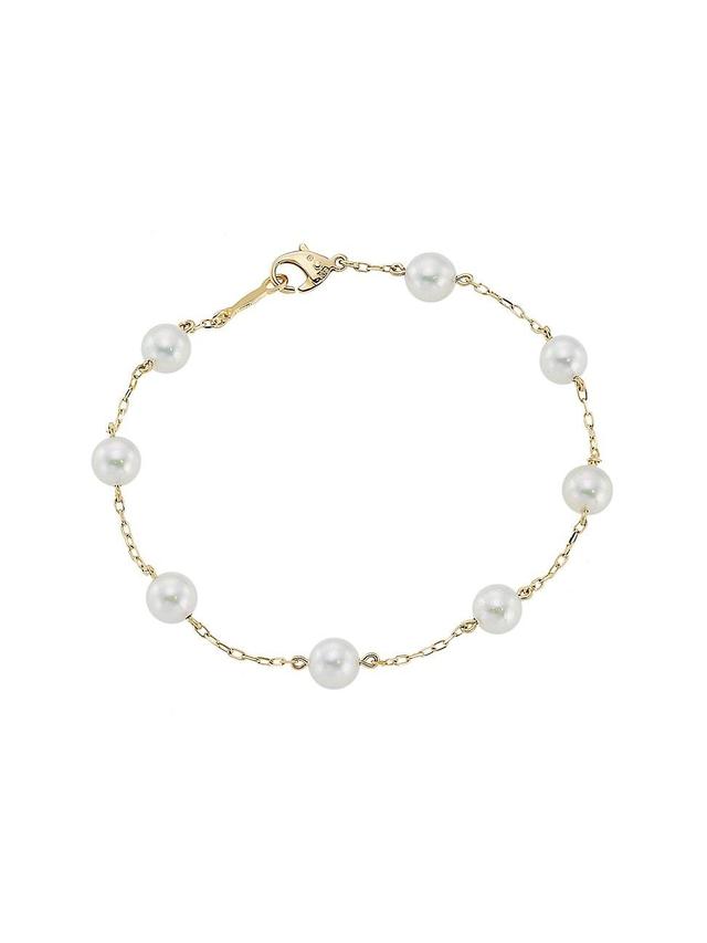 Mikimoto Akoya Cultured Pearl Station Bracelet Product Image