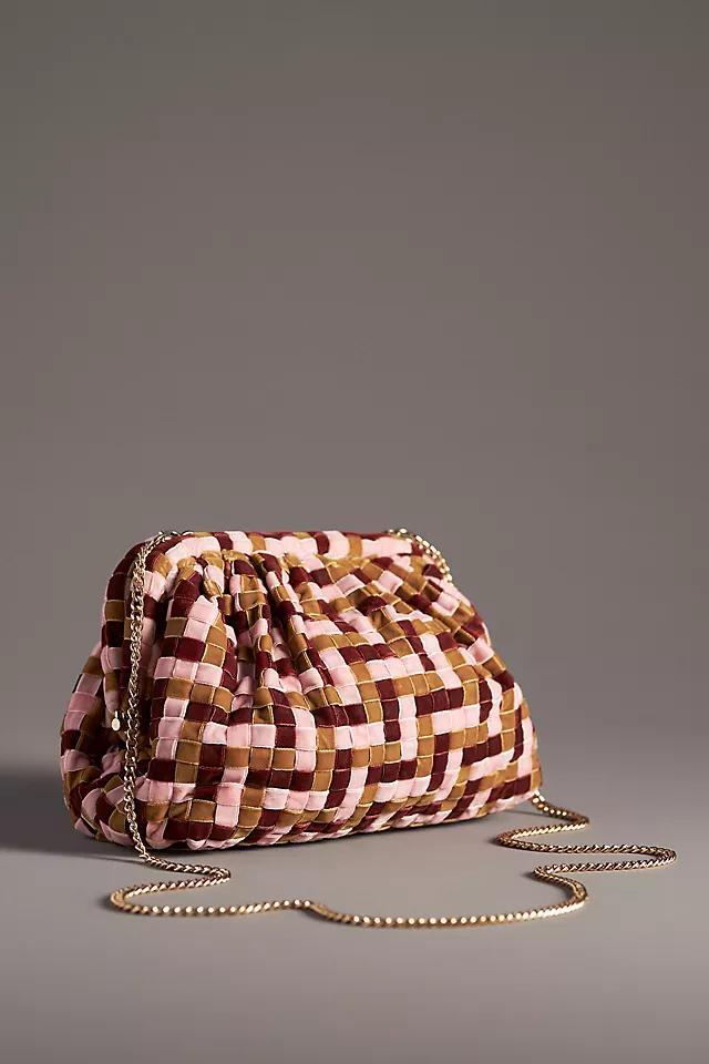 Velvet Woven Clutch Product Image