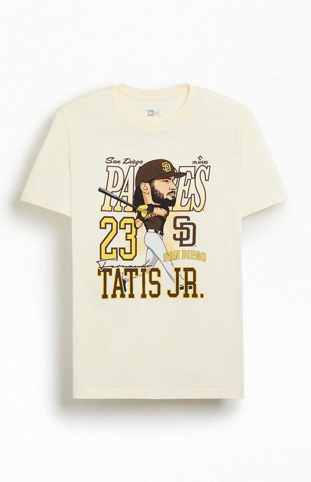 New Era Men's Fernando TatÃ­s Jr. Caricature T-Shirt Product Image