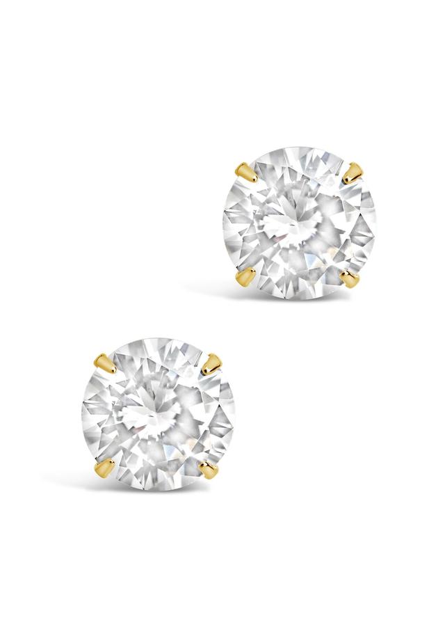 Silver 8mm Stud Earrings Product Image