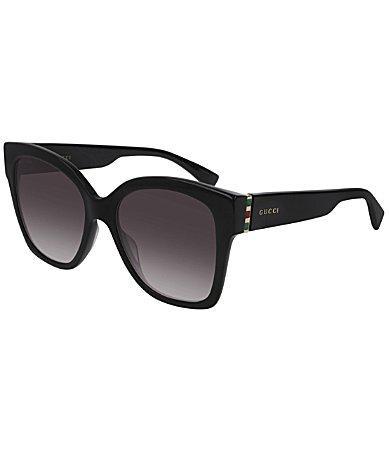 Gucci Tricolour Hinge Polished Square Sunglasses Product Image