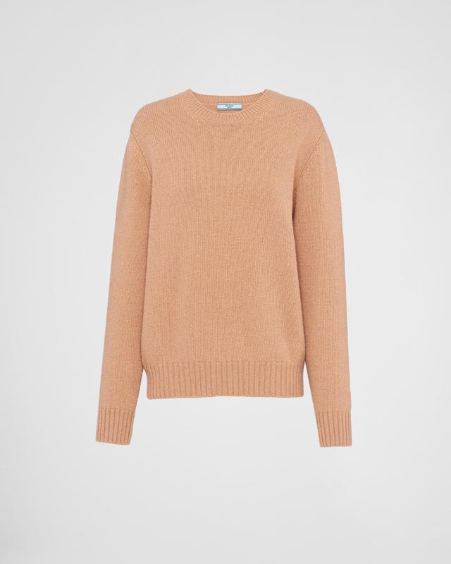 Wool and cashmere crew-neck sweater Product Image