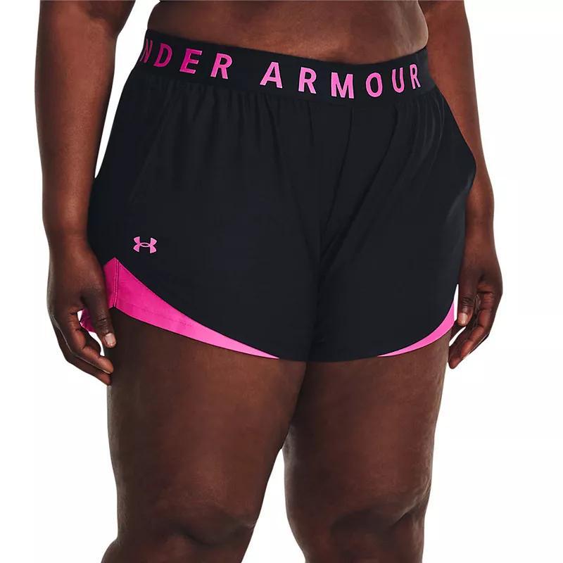 Plus Size Under Armour Play Up 3.0 Shorts, Womens Product Image