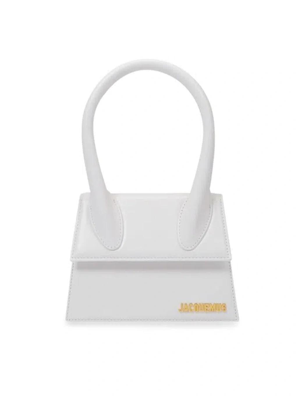 JACQUEMUS Women's Le Chiquito Moyen Bag In White Product Image