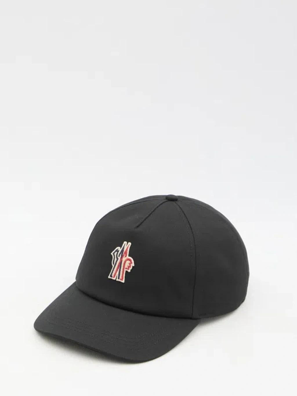 MONCLER Baseball Cap With Logo In Black Product Image