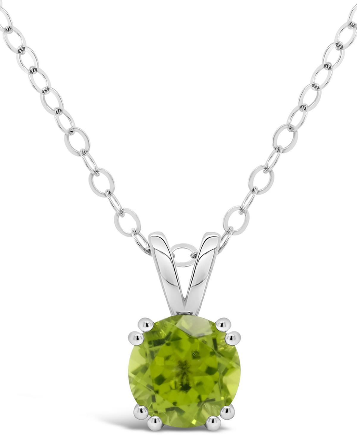 Gemstone Pendant Necklace in Sterling Silver Product Image