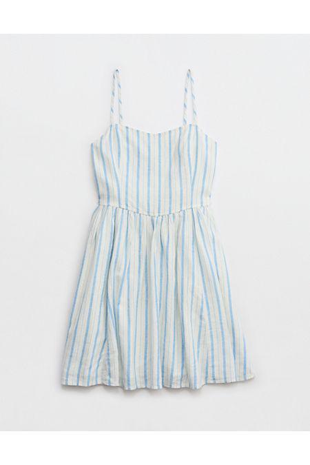 Aerie Love Of Linen Blend Mini Dress Women's Product Image