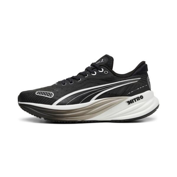 PUMA Magnify NITROâ¢ Tech 2 Men's Running Shoes in Black/White Product Image